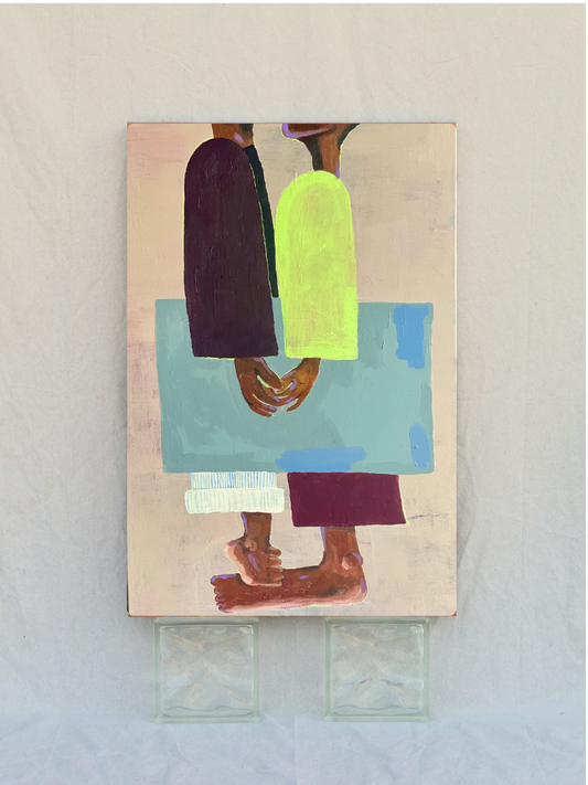 'Stationary, bonded, momentarily' Original Painting