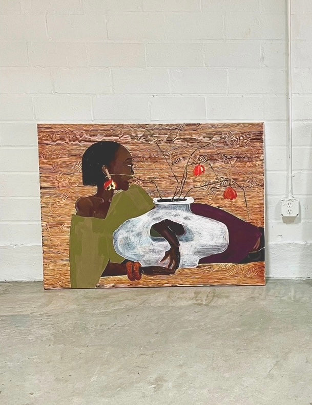 'orange musings' Original Painting