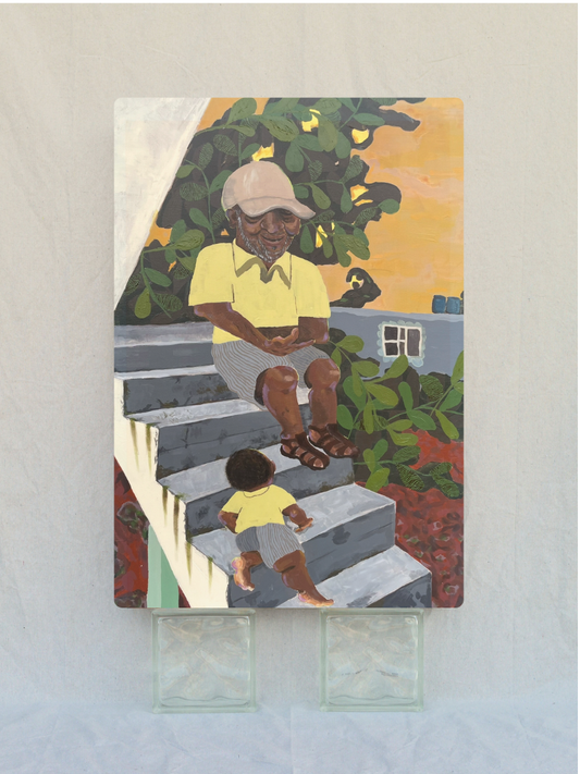 'I've never seen a baby photo of my grandpa' Original Painting