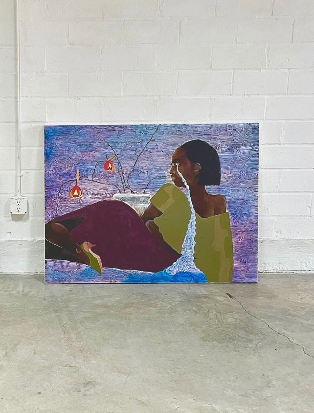 'blue musings' Original Painting