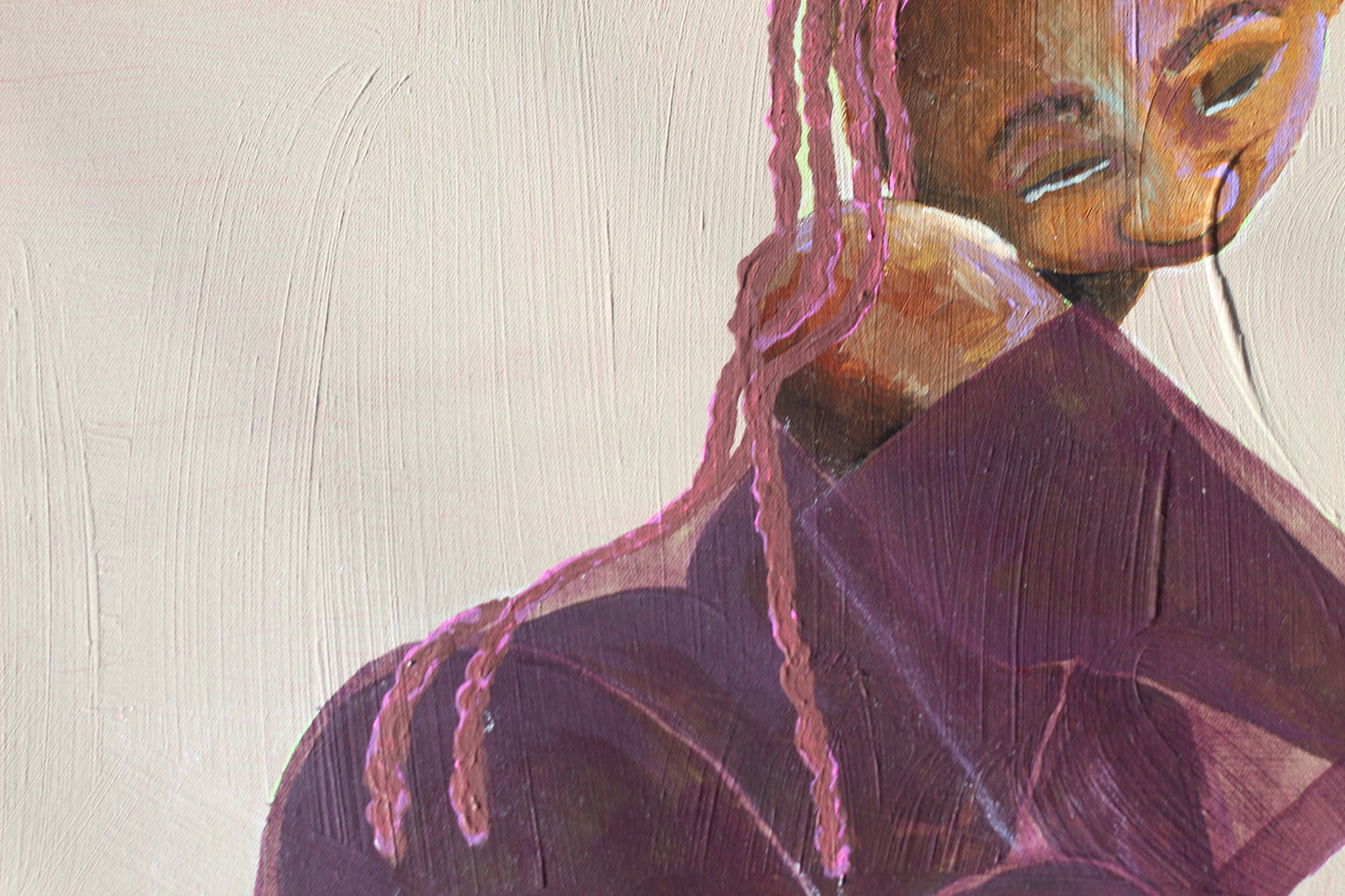 'Willingness in silk organza' Original Painting